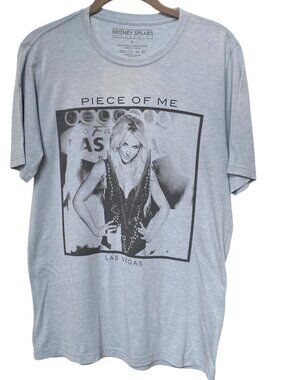 Britney Spears Collection Woman's T-shirt "Piece of Me" Concert Tour Sz S #06